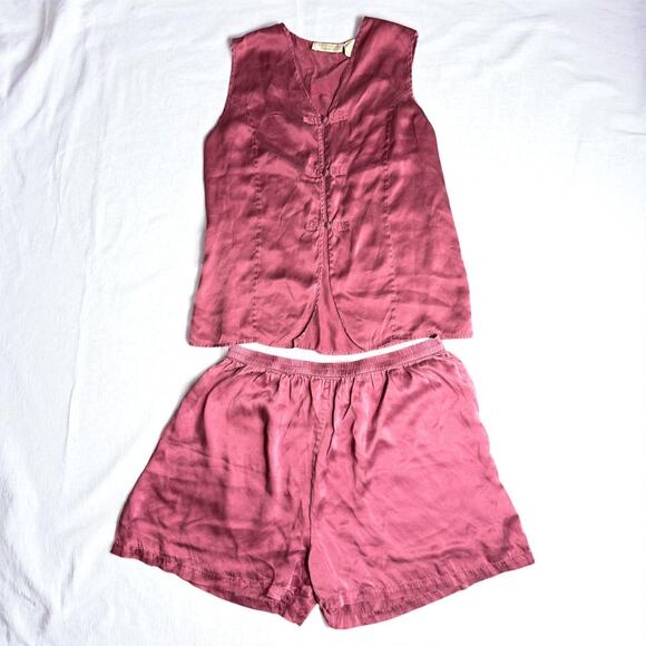 Victoria's Secret VTG 100% Silk Pajama Set - Picture 5 of 5